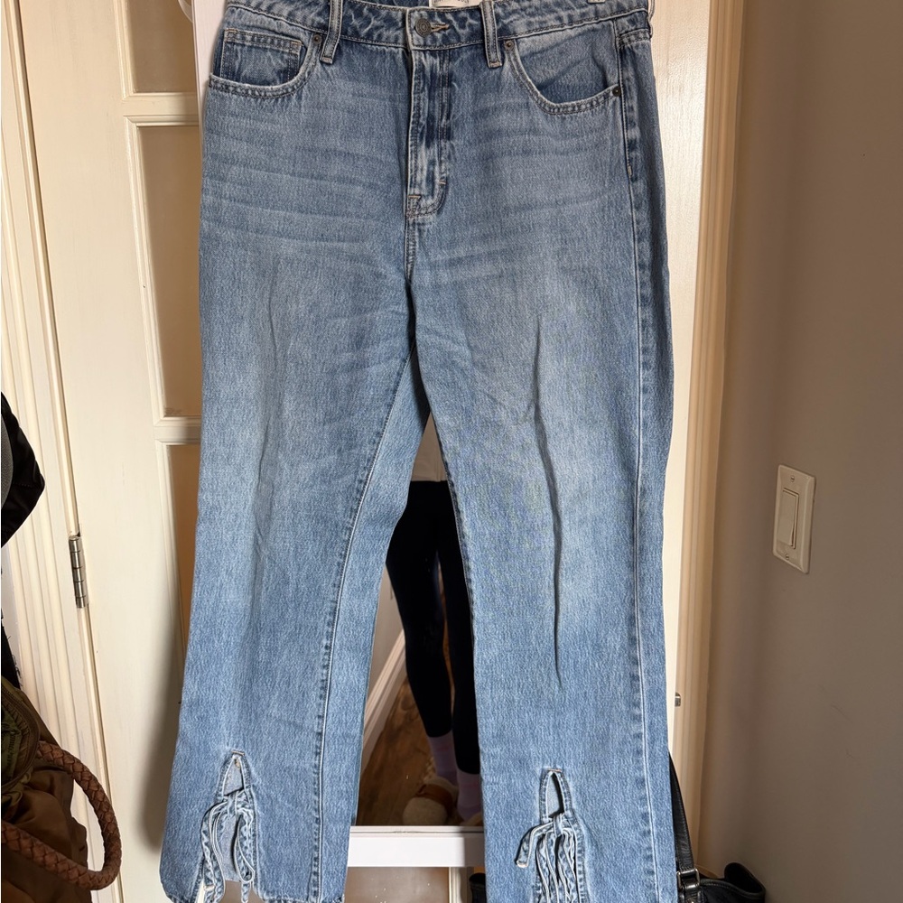 Hidden Blue Women's Jeans with Bow Detail